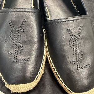 Yves Saint Laurent Classic Black Espadrilles